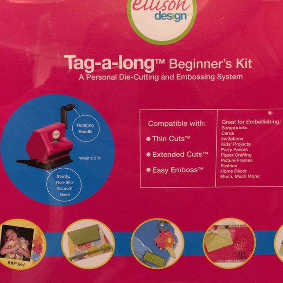 New Sizzix Tag-A-Long Die Cut Machine and more - Picture 3 of 4